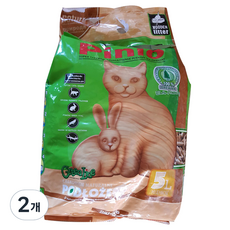 슈퍼피니오 우드펠렛 고양이 모래 5L, 2개