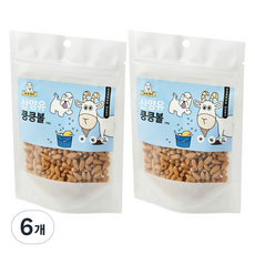 뽀뽀제과 강아지 노즈워크 훈련간식 킁킁볼, 100g, 6개, 산양유 - 킁킁볼