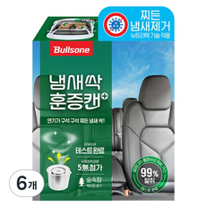 Bullsone 勁牛王 除臭薰蒸罐Plus冷氣暖氣車內除臭劑森林香 正品, 6個, 5g