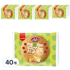 삼립 잼있는 사과잼 쿠키, 75g, 40개