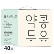서울대밥스누 쌀눈으로 더 똑똑한 약콩두유, 48개, 190ml