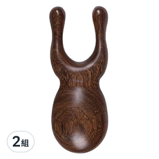 小青蛙按摩器，檀木材質，10*4*2cm, 小青蛙, 2組