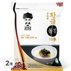 김대감 고명 반찬용 황금 돌김가루, 1kg, 2개