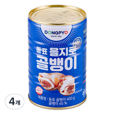 동표을지로 골뱅이 통조림, 400g, 4개
