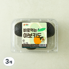 프레시몬 바로먹는 아보카도 3개입, 3개, 550g