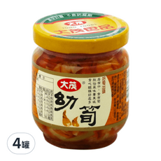大茂 幼筍, 脆筍, 口感極佳, 170g, 4罐