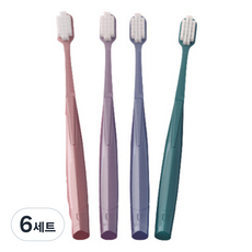 어바웃올리 만모 저자극 초극세모 임산부 칫솔 4종 세트, 6세트, 4개입