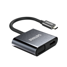 필립스 USB C to HDMI+VGA+USB+PD C타입 멀티 어댑터 SWV6004G