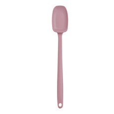 Kitchen Factory 莫蘭迪色矽膠拌炒匙, 深粉色耐熱100℃, 粉色, 1支