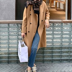 포플러앤씨 여성용 베니체 모직 코트 P24WCT101405