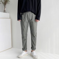 머시따 남성용 옆절개 지퍼 포인트 면바지