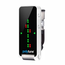 티씨일렉트로닉스 PolyTune Clip 클립형 튜너, 화이트