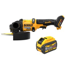 디월트 60V MAX FLEXVOLT BL 충전 그라인더 본체 DCG440N + 3.0Ah 배터리 DCB609, 1세트