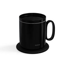스머그 머그 워머 HTMG-550A + 어댑터, 블랙, 1세트