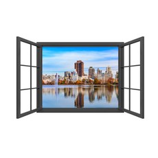 창문풍경스티커