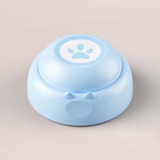 PASTEL PET 寵物腳掌訓練錄音鈴, 1個, 藍色