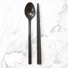 대추나무 수저세트 타원형, 숟가락 + 젓가락