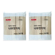 생활을그리다 나무젓가락, 100개입, 2개