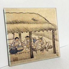 TDP名畫磁磚 金洪度酒館 E16