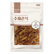 내츄럴랩 소프트 스틱 강아지 건조간식, 돼지귀, 300g, 1개 - 돼지귀슬라이스