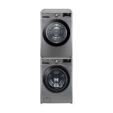 트롬 LG 세탁기 F21VDA + 건조기 RH19VTSN 21kg + 19kg 세트 1등급 방문설치, F21VDA-9VSN, 모던 스테인리스