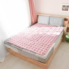 포그니 폴리 무자계 전기요 CY2020, 레드스퀘어(CY2020-14), 더블(135 x 180 cm)