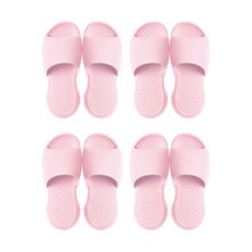 컴포트 논슬립 욕실화 핑크, 4개