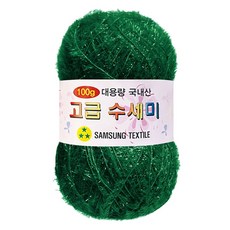 Yarna 大捲菜瓜布編織線 100g, 104深綠色, 1個
