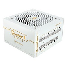 마이크로닉스 Classic 2 750W 80PLUS 골드 풀 모듈러 ATX3.1 화이트 HP1-O750GD-E12F