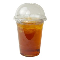 아이엔피 PET 아이스컵 바디 + 돔타공 뚜껑 세트, 480ml, 100개, 1세트