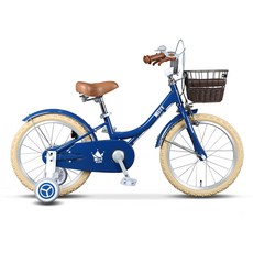 삼천리자전거 메이비 키즈 보조바퀴 자전거, 다크블루, 120cm