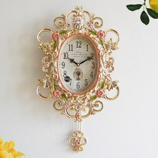 플라워벽시계