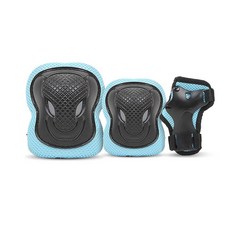 Airwalk 兒童護具組 (護膝+護肘+護腕), 藍色, 1套