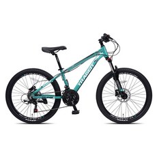 트라젠 유압식 입문용 산악 MTB 자전거 60cm 반조립 TM2400D 민트 미조립