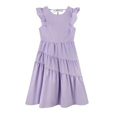 여성용 블랙101 레블링 셔링 나시 프릴 롱원피스 B235WF00917