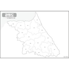 강원도지도 TOP01