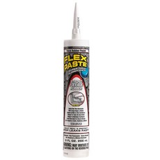 FLEX PASTE 飛速 防水補洞橡膠膏 白色266ml, 超厚橡膠密封膏, 1瓶