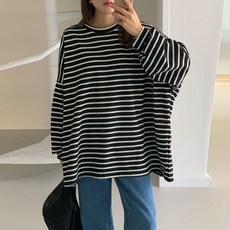 보리맘 스트라이프 오버핏 티셔츠 임부복 a888