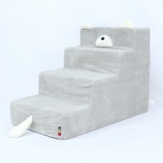 레드퍼피 몽드 테일 펫스텝, 라이트그레이, 1개