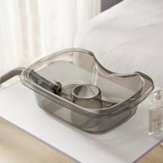 Dr.펠리스제이 노인 샴푸대야 머리 세발기, 그레이, 1개