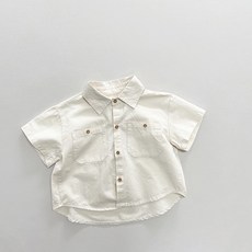 Yiyoumong兒童款Pilro基本款棉質襯衫