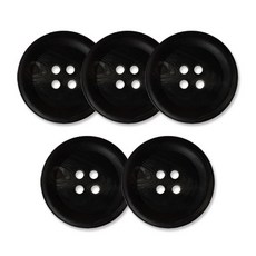 동대문단추왕 고급 무광 코트 가디건 단추 28mm, 블랙플러스, 5개 플러스, 5개, 블랙 플러스