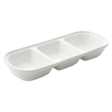젊은이마켓 도자기 3절 나눔 종지, 도자기 나눔종지(3절), 1개, 도자기 나눔종지(3절)