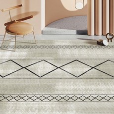 센스있는 인테리어 모로코 기하학 패턴 소형 카페트