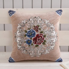 꽃무늬소파쿠션