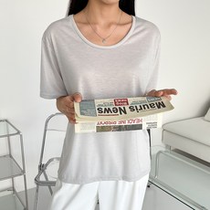 이지스튜디오 여성용 팔레트 컬러 반팔 티셔츠