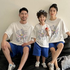 Golden Rabbit男款爸爸Dumbo製作筆記短袖T恤