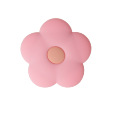 우먼스9999 꽃 그립톡, 분홍꽃, 1개