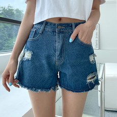 여성3부청반바지