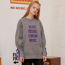 로라로라 여성용 SLEEVE STRING KNIT PULLOVER KT-19536
